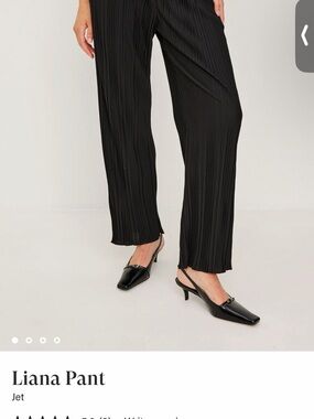 Rails Liana Pleated Wide-Leg Pants - Black